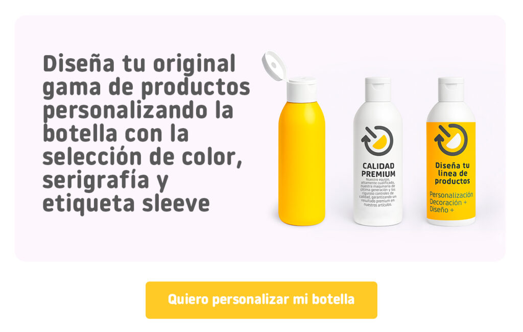 Personalización de la botella bullet
