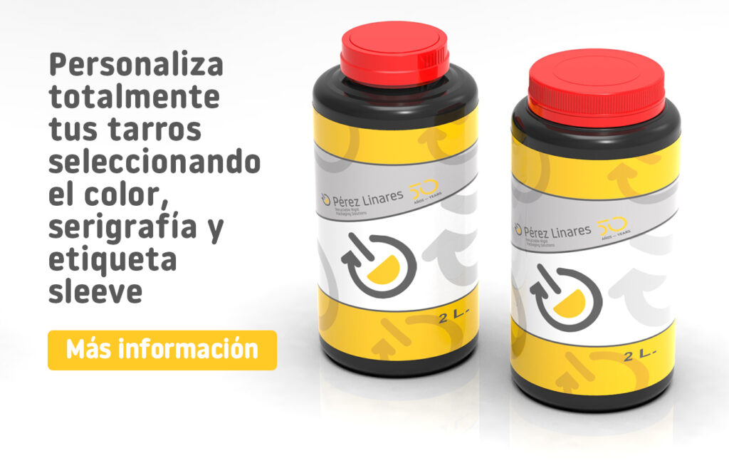 Personalización de los tarros 2 litros