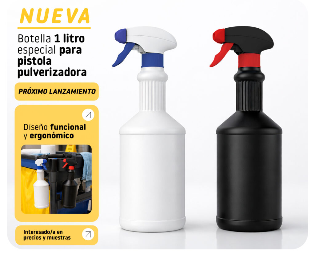 Nueva botella 1 litro especial para pistola pulverizadora